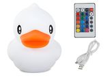 Verk 24082 Lampada Notturna Rgb Touch Duck Usb 1200Mah Con Telecomando