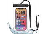Waterproof Phone Pouch Case Tech-Protect UWC7, Black