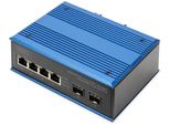 Digitus DN-651149 Switch Industriale Gigabit Ethernet Poe, 4+2 Porte
