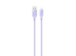 Cavo Usams Lightning 2.4A 1.2M A Ricarica Rapida Serie Lithe Viola/Viola Sj565Usb03 (Us-Sj565)