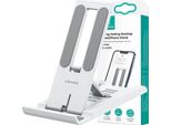 Supporto Da Scrivania Usams Per Telefono/Tablet Bianco/Bianco Zj070Zj02 (Us-Zj070)