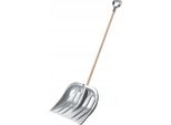 Pala Da Neve Kadax "Embiane"", Vanga Da Neve Senza Manico Con Bordo In Metallo E Impugnatura Ergonomica, Argento, 49 Cm"