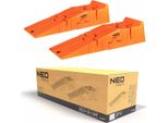 Neo Tools Rampa Di Accesso In Plastica Per Impieghi Gravosi Set Di 2 Rampe Per Auto Per Impieghi Gravosi Fino A 3 Tonnellate