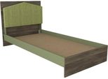 Letto Camera Giovani Letto Bambini Verde Comodi Letti Mobili 100X200 Camera Bambini