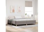 Maison Exclusive - Letto Boxspring Con Materasso Taupe 200 X 200 Cm Tessuto