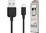 Usams U-Turn Cavo Lightning 1M Nero/Nero 2A Ipusbxd01 (Us-Sj097)