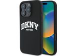 Dkny Dkhmp16Xsnyach Iphone 16 Pro Max6.9 Czarny/Nero Custodia Rigida In Silicone Bianco Logo Stampato Magsafe