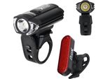 Set Di Illuminazione Per Bicicletta Anteriore + Posteriore 300 Lm USB-C Prox Lupus Ii 1100Mah