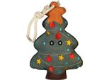 Cavallo Giocattolo Horka Per L'albero Di Natale Verde Verde Taglia Unica