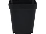 Vaso Da Giardino Decorativo Per Piantine, Contenitore Per Piante Grasse, Per Cortile, Balcone, Nero