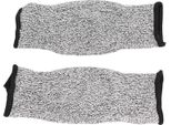 2Pcs Maniche Resistenti Al Taglio Protezione Professionale Di Livello 5 Protezione Del Braccio Di Sicurezza Per Giardino Cucina 20Cm/7.9In