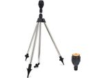 Irrigatore Automatico Rotante Con Treppiede Ugello Di Irrigazione A 360 Gradi Per L'irrigazione Agricola Del Giardino