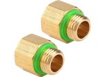 2PCS Riduttore Per Spruzzatore Ad Alta Pressione Adattatore Da Filettatura Interna G3/8 A Filettatura Esterna G1/4 Adattatore Per Spruzzatore Di Pesticidi