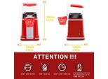 Popcorn Maker Home Popcorn Making Machine 1200W Ad Alta Potenza Piccolo Mais Estrusore Mini Basket Hoop Macchina Elettrica Popcorn