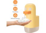 350Ml Carino Anatra Automatico Schiuma Sapone Dispenser Touchless Schiuma Sapone Dispenser Usb Powered Desktop Infrarossi Sapone Dispenser Per Casa Kitche Toilet Office Hotel