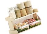 Cucina Verdura Storage Rack Multi Strati Spezia Ripiano Di Stoccaggio Vassoio Per Il Cibo Preparato Hotpot Cibo 2 Strati