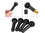 4Pcs Gomma TR414 Ruota Auto Snap In Tubeless Pneumatico Pneumatico Stelo Della Valvola Tappo Di Polvere