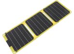Pannello Solare Pieghevole 30W Monocristallino 3 Pieghe Etfe Ultra Sottile Caricatore Solare Portatile Con 2 Uscite Di Tipo C Per Telefono Computer Giallo Fluorescente