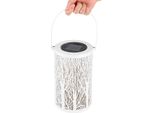 Luce Decorativa Della Lampada A Led Cava Appesa Ad Energia Solare Per Il Sentiero Del Patio Del Giardino All'aperto