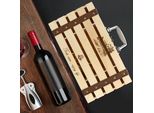 Scatola Di Legno Per Vino Rosso Scatola Da Regalo Per Vino Da Bar Dritta E Scavata Contenitore Per 2 Bottiglie Di Vino