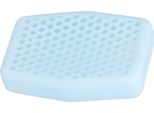 Morbida Manica Di Sapone In Silicone Guanto Esfoliante Borsa Corpo Scrubber Per Bagno Cucina Blu Chiaro