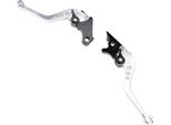 Freno Frizione Leva In Lega Di Alluminio Anodizzato Regolabile Moto Mano Leva Di Ricambio Per GB350S CB350 Rs Argento