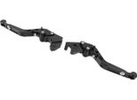 1 Coppia Moto Leva Freno Pieghevole Cnc Alluminio Frizione Maniglia Del Freno Per Yzf R125 2014?2022 Nero