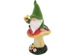 Gardon Fungo Luce Statua In Resina Luce Calda Unica E Realistica Gnomo Da Giardino Sculture Di Funghi Per La Decorazione Esterna