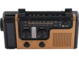Radio Portatile Led Solare A Manovella 2000Mah Am Fm Sw Radio Di Emergenza Meteo Con Torcia Elettrica