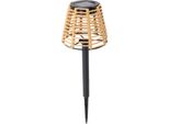 Luce Solare Del Picchetto Lampada Decorativa Impermeabile Del Paesaggio Intrecciato Per Il Cortile Del Prato Del Giardino