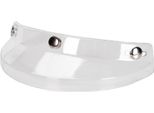 Universale Moto 3 Bottoni A Pressione Visiera Flip Up Down Open Face Casco Vento