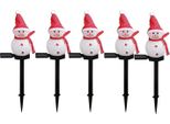 Luci Solari Del Pupazzo Di Neve Ornamento All'aperto Del Pupazzo Di Neve Di Babbo Natale Luce Alimentata Solare Del Sentiero Del Paesaggio Per Il Cortile Del Patio Decorazioni Del Prato Del Giardino Regali Di Festa Di Festa