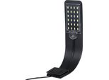 AC220V 10W 24 Led Acquario Luce Pesce Lampada Vaso Luce Bianca / Blu Portatile