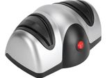 Affilacoltelli Elettrico Smerigliatrice 2 Fasi Affilatura Strumento Cucina Accessorio Argento Nero