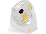 Usb Piccolo Ventilatore Da Scrivania Funzionamento Silenzioso Mini Ventilatore Da Tavolo Portatile Ricaricabile Per Casa Studente Dormitorio Ufficio Bianco