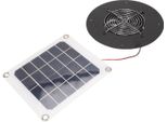 Ventilatore Di Scarico Ad Energia Solare 10W Pannello Solare Monocristallino Al Silicio Kit Ventilatore Rotondo Per La Casa Dell'animale Domestico Chicken Coop Greenhouse