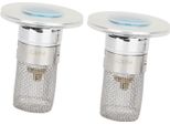 2PCS Filtro Di Scarico Per Lavello In Acciaio Inox Antiodore Anti Intasamento Pop Up Drain Stopper Hair Catcher Per Bagno Cucina Lavandino