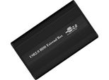 USB2.0 A Ide Hard Disk Case 2.5'' Ide Hdd Enclosure Portable Hard Disk Box Aluminum Alloy Hdd Enclosure Black (Not Inclube Hard Disk)