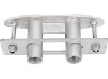 5In Barca Cleat 316 In Acciaio Inox Tirare Su La Cremagliera Del Ponte Retrattile Heavy Duty Flush Mount Dock Cleats Con Piastra Di Supporto E Dadi Di Bloccaggio