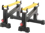 Tavolo Tampone A Trazione, Regolabile In Altezza Di 30-40 Cm, Carico Massimo 300 Kg, Struttura In Nylon E Acciaio Al Carbonio, Struttura Autoportante, Telaio Deadlift