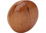 Marine Steering Wheel Center Cap 63.5Mm/2.5In Teak Wood Gloss Finish Per Yachts Boats
