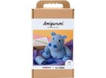 Set Creativo Amigurumi, Ippopotamo, Blu, Azzurro
