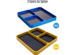 Viti Magnetiche Da Tavolo Strumenti Parti Vassoio Supporto Di Archiviazione Piatto Casella Organizzatore Per Parti Metalliche Viti Bussole Bulloni Perni Organizzazione