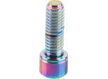 Keenso Bullone In Titanio Con Rondella �� Bullone A Testa Conica Nuovo Bullone A Testa Conica In Lega Di Titanio Con Rondella Per Mountain Bike (M6X16 Colore Brillante)