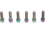 Bulloni Dell'attacco Manubrio Della Bicicletta, M5 X 18 Mm, Bulloni Dell'attacco Manubrio Della Bicicletta, Metallo Inossidabile Professionale Per Gli Accessori Della Bicicletta (Colorati)