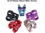 31.8*35Mm Steli Corti Bicicletta In Lega Di Alluminio Manubrio Stelo Per Bicicletta Da Strada Mountain Bike