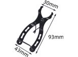 Brrnoo Spezzacatena Per Bicicletta, Pinza Magica Di Bloccaggio, Pratico Strumento Per Sganciare Rapidamente La Catena Della Mountain Bike, Con Gancio, In Acciaio Ad Alta Resistenza, Impugnatura Antiscivolo, Compatto