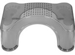 Bambini Wc Sgabello Antiscivolo Bagno Wc Potty Sgabello Addensato Accovacciarsi Cacca Sgabello Per Casa Ufficio Grigio Trasparente