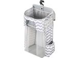 Organizzatore Di Pannolini Appesi Baby Hanging Diaper Stacker Con Tasca Per Salviette Baby Essentials Storage Diaper Stacker Per Fasciatoio Crib Playard