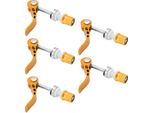 Naroote Morsetto Del Sedile Della Bicicletta, Morsetto A Sgancio Rapido 5Pcs In Lega Di Alluminio Morsetto Del Sedile Della Bicicletta A Sgancio Rapido Morsetto A Sgancio Fisso Per La Cura Del Sedile Del Telaio F��R (Oro)
